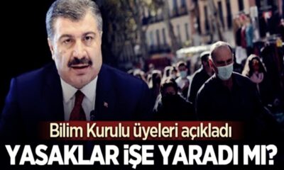 Bilim Kurulu üyeleri açıkladı! Tedbirler işe yaradı mı?.