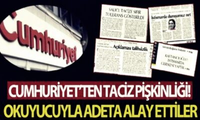Cumhuriyet’in taciz yüzsüzlüğü! Sapık CHP’li olunca görmezden geldiler!.