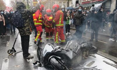 Paris yangın yeri! Çok sayıda gözaltı var!.