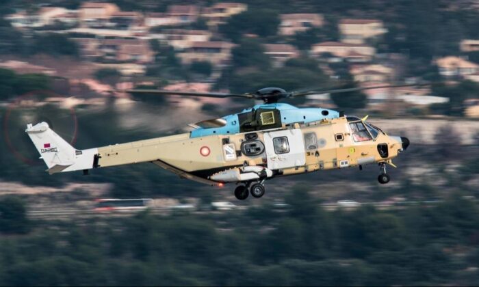 Katar’ın yeni NH90 NFH helikopteri ilk uçuşunu gerçekleştirdi!.