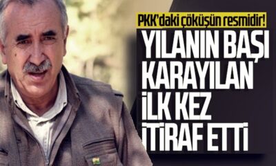 Terörist Karayılan yaşadığı çöküşü itiraf etti! “Her yerde vuruyorlar!.”
