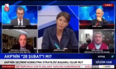 Canlı yayında rezalet! CHP’li Fikri Sağlar, Halk TV’de başörtülü hakimleri hedef aldı!. (video haber)