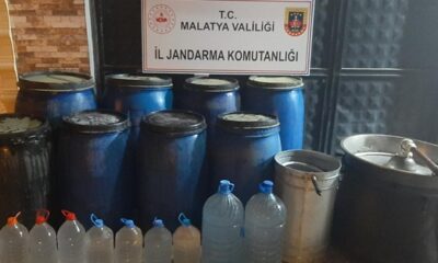 Malataya’da 2 ton sahte içki ele geçirildi!.