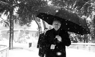 Cumhurbaşkanı Erdoğan paylaşım rekorları kıran fotoğrafını tekrar paylaştı! “Bir kar hatırası..”