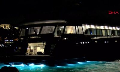 Tedbirleri hiçe saydılar! İstanbul Boğazı’nda yılbaşı partisi yapılan yata polis baskını.. (video haber)