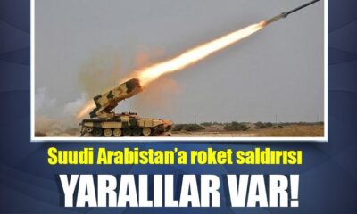 Suudi Arabistan’a roket saldırısı! Yaralılar var!.