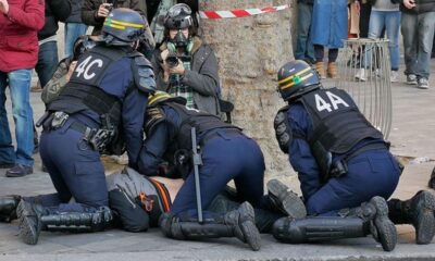Fransa’da polis şiddeti! Hamile kadın çocuğunu kaybetti!.