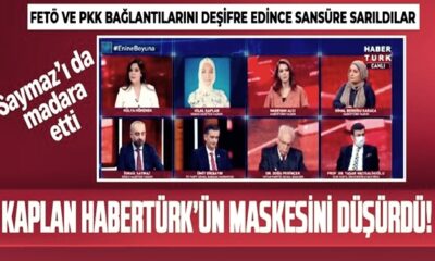 Saymaz ve Hökenek hakkında terör örgütü ilişkilerini açıklayan Hilal Kaplan’a Habertürk sansürü.. (video haber)