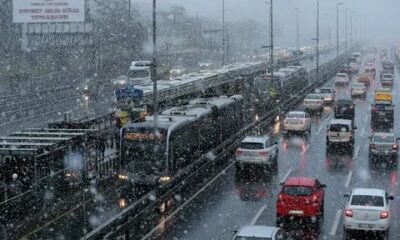 İstanbul’da beklenen kar yağışı başladı!.