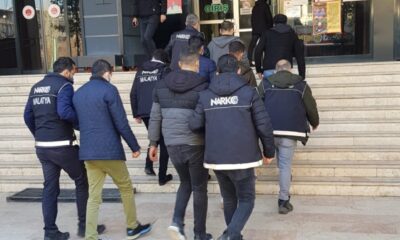 Malatya’da ki uyuşturucu operasyonunda yakalanan 13 torbacı tutuklandı!.