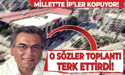 CHP’li başkan ağzını bozunca, İYİ Partililer salonu terk etti!.