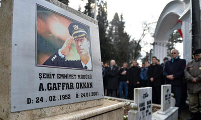 Şehit Emniyet Müdürü Ali Gaffar Okkan mezarı başında anıldı!.