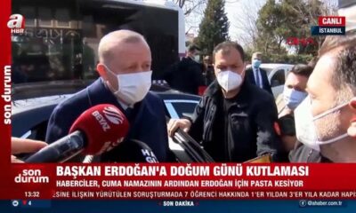 Başkan Erdoğan’a doğum günü sürprizi.. (video haber)