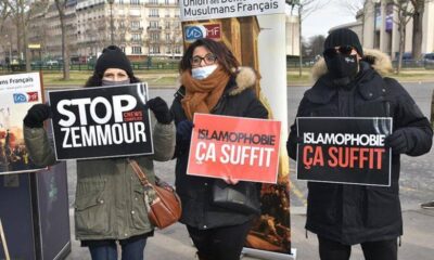 Fransa’da İslamofobi ve ayrılıkçı yasa tasarısı protesto edildi!.
