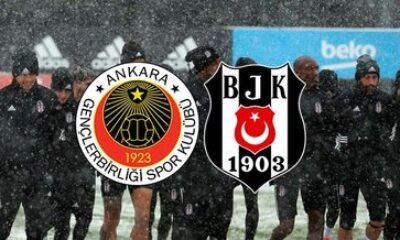 Gençlerbirliği-Beşiktaş maçı öncesi kar alarmı..