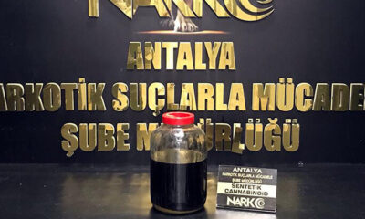 Antalya’da 500 bin kullanımlık uyuşturucu madde ele geçirildi!.