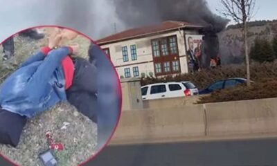 Ankara’da Erdoğan’ın posterini yakan şahıs yakalandı!.