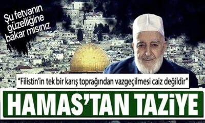 Filistin Alimler Birliği ve Hamas’tan, Alim Muhammed Emin Saraç Hoca için taziye mesajı..