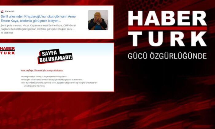 Habertürk’ten bir skandal daha!. Şehit annesinin mesajını yayından kaldırdı!.