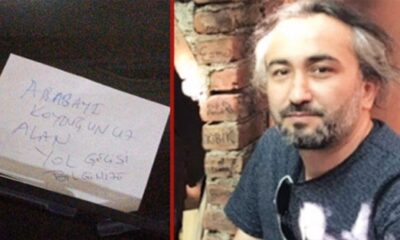 Savcıya uyarı notu bıraktı! Gözaltına alındı!.