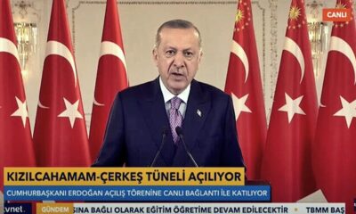 #CANLI Kızılcahamam-Çerkeş Tüneli açılıyor!. (canlı yayın)