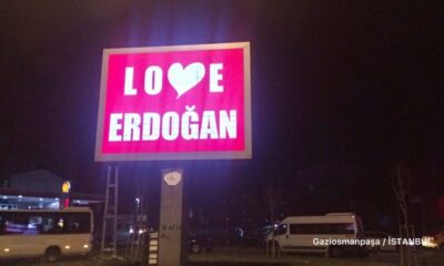 “Stop Erdoğan” skandalına Türkiye’den cevap! “Love Erdoğan”