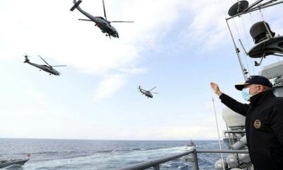 Mavi Vatan 2021 Tatbikatına 82 gemi, 5 denizaltı, 27 uçak 5437 personel katıldı!. (video haber)