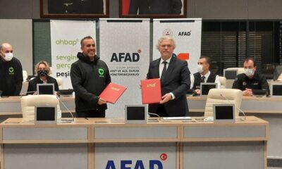Haluk Levent protokolü imzaladı! AFAD ve AHBAP’dan işbirliği..