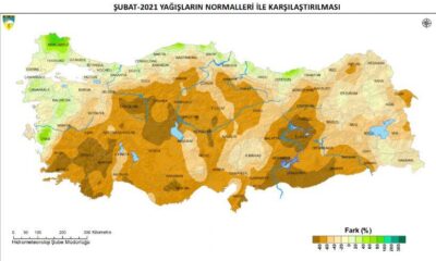 Türkiye’nin yağış raporunda son durum..