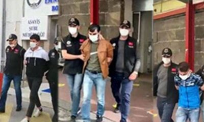 PKK provokasyonu yapan 5 şüpheliye gözaltı..