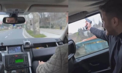 Lüks cipten havaya ateş açan maganda çetesi “Mahşerin 4 Atlısı” yakalandı!.