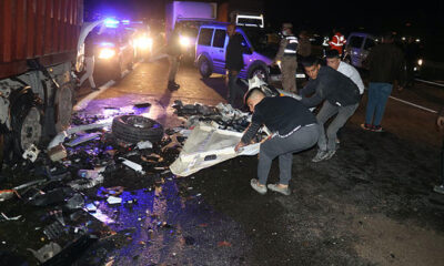 Osmaniye’de feci kaza! 5 araç birbirine girdi!.