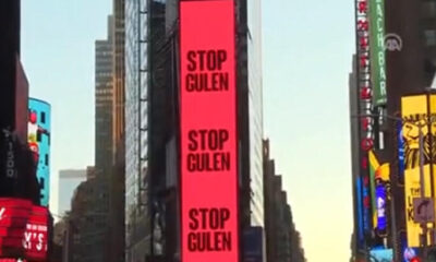 New York Times Meydanı’nda FETÖ’nün karanlık yüzü için ilan! “Stop Gülen”