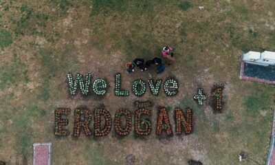 Down sendromlu çocuklardan Cumhurbaşkanı Erdoğan’a anlamlı destek..