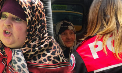 Dakikalarca polise direnen anne-kız ortalığı birbirine kattı!.
