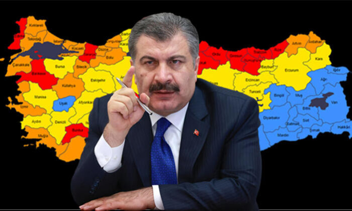 Fahrettin Koca vaka sayıları en çok artan ve azalan illeri açıkladı!.