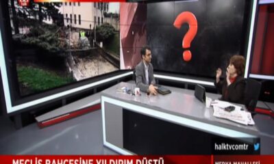 Şaka değil, gerçek! Halk TV’nin Ayşenur Arslan’ı Meclis bahçesine düşen yıldırımı Erdoğan’a bağladı!.