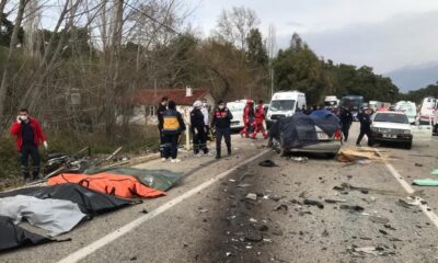 Muğla’da katliam gibi kaza!. Aynı aileden 5 kişi hayatını kaybetti!.