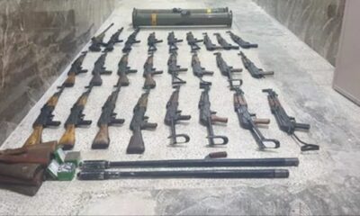 Terör örgütüne operasyon! Süleyman Soylu, PKK/YPG’ye ait çok sayıda silah ve mühimmatın ele geçirildiğini duyurdu!.