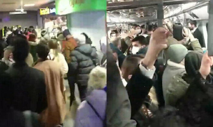İstanbul’da mesafesiz yoğunluk! Metrobüs ve tramvaylar virüse davetiye çıkarıyor!.
