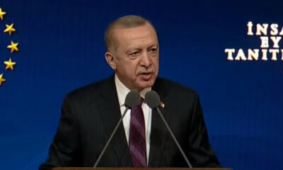 Cumhurbaşkanı Erdoğan, İnsan Hakları Eylem Planı Tanıtım Toplantısı’nda konuşuyor!. (canlı yayın)