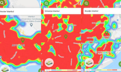 İstanbul coronavirüs risk haritasında ilçelerin son durumu..