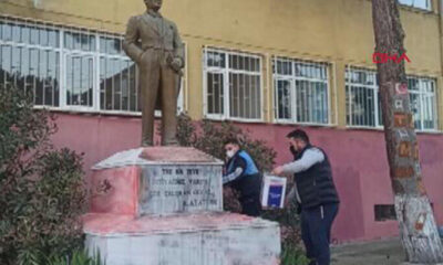 Atatürk heykeline saldırıda flaş gelişme..