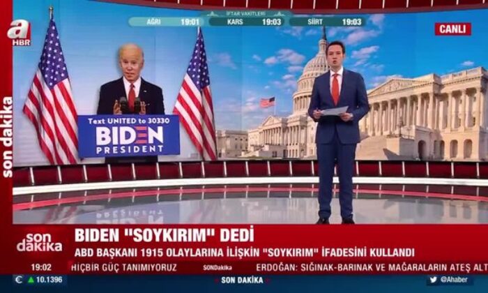 Biden’ın soykırım açıklamasında, küstah ayrıntı! İstanbul’a “Konstantilopolis” dedi!. (video haber)