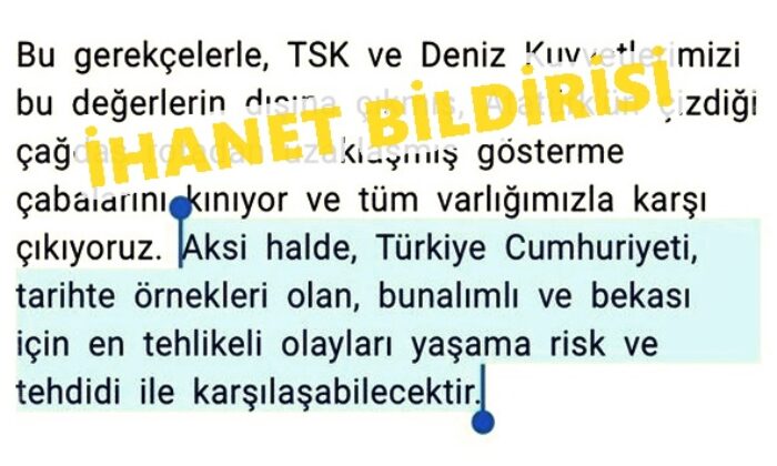 Milli iradeyi hedef alan 103 amiral eskisine çok sert tepki! “O Türkiye eskide kaldı, haddinizi bilin!.” (video haber)