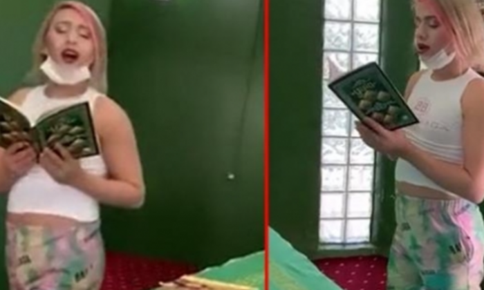 Rezalet! Türbede çekilen TikTok videosuna tepki yağıyor!. (video haber)