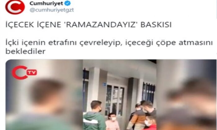 Cumhuriyet’in her yıl tekrarlanan klasik “oruç tutmadı dayak yedi” haberi geldi!.