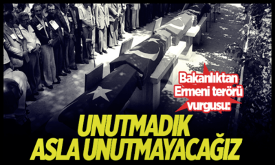 Ermeni terörünün şehit ettiği arkadaşlarımızı unutmayacağız!.