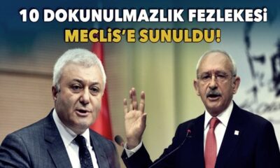 Kılıçdaroğlu’nun da aralarında bulunduğu 10 milletvekilinin fezlekesi Meclis’te..