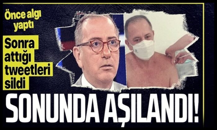Fatih Altaylı attığı tüm tweetleri silip, coronavirüs aşısı oldu!.